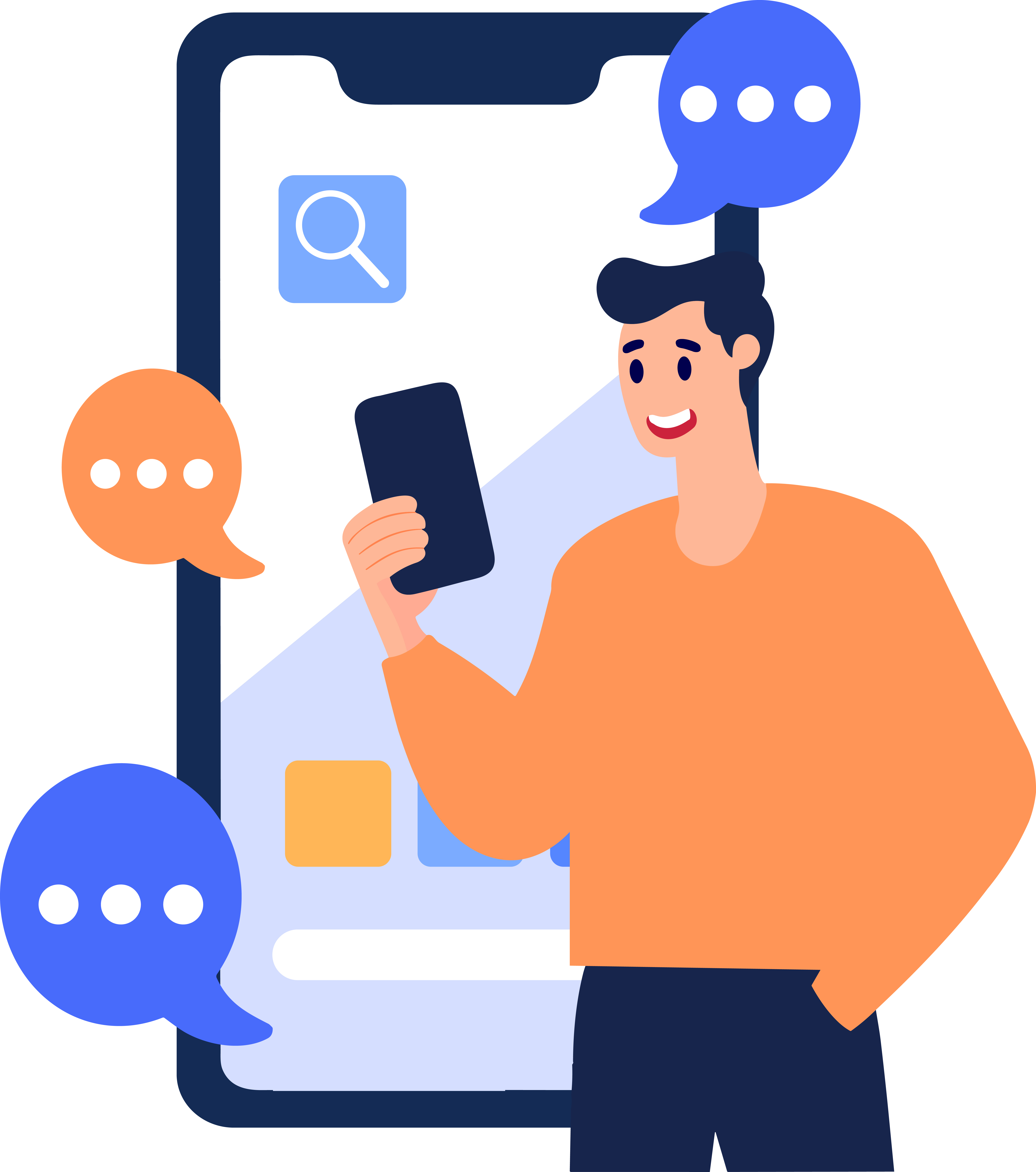 Ilustração de contato